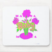 Soft Pink Blume Art: Eine Baby's Touch. Mousepad (Vorne)