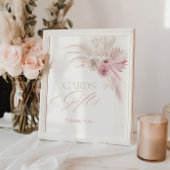 Soft Pink Boho Arch Cards und Geschenke Poster