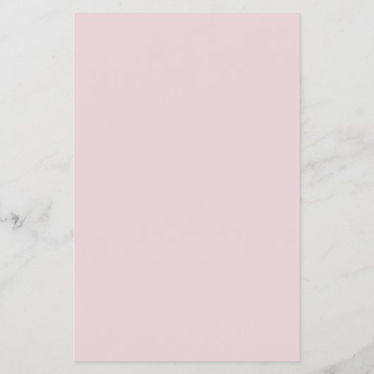 Soft Pink Bow Baby Showcard Flyer (Hinten)