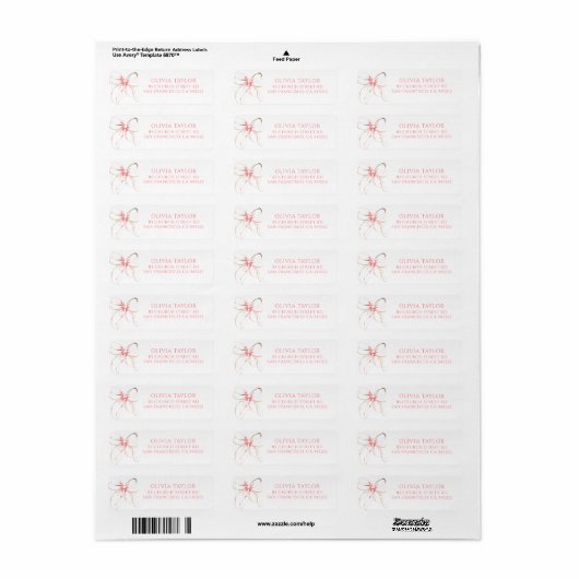 Soft Pink Bow Baptism (Vorne)