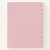 Soft Pink Buchstaben zu meinem Keepake Journal Notizblock (Rückseite)
