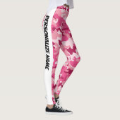 Soft Pink Camouflage PERSONALIZE Leggings (Rechts)