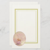 Soft Pink Cherry Blossom Blume Briefpapier (Vorne/Hinten)