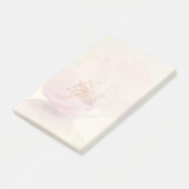 Soft Pink Cherry Blossom Blume Post-it Klebezettel (angewinkelt)