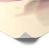 Soft Pink Cherry Blossom Blume Poster (Ecke)