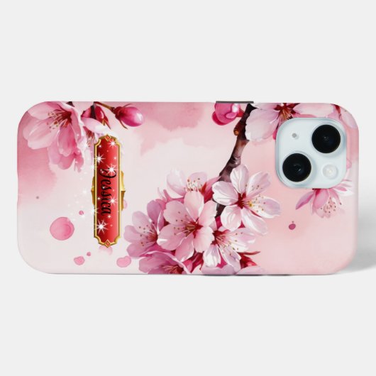 Soft Pink Cherry blüht iPhone / iPad Gehäuse Case-Mate iPhone Hülle (Rückseite (Horizontal))