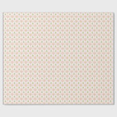 Soft Pink Christmas Wrapping Paper Roll Geschenkpapier (Flach)