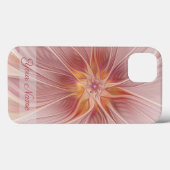 Soft Pink Dream Abstrakt Fraktal Blume Case-Mate iPhone Hülle (Rückseite (Horizontal))