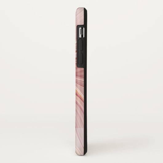 Soft Pink Dream Abstrakt Fraktal Blume Case-Mate iPhone Hülle (Hinten/Links)