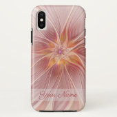 Soft Pink Dream Abstrakt Fraktal Blume Case-Mate iPhone Hülle (Rückseite)
