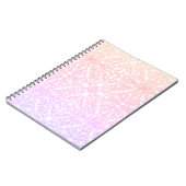 Soft Pink Dream Mandala-Musterreihe Notizblock (Linke Seite)