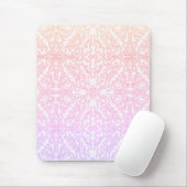 Soft Pink Dream Mandala pattern series Mousepad (Mit Mouse)