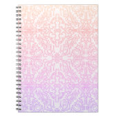 Soft Pink Dream Mandala pattern series Notizblock (Vorderseite)