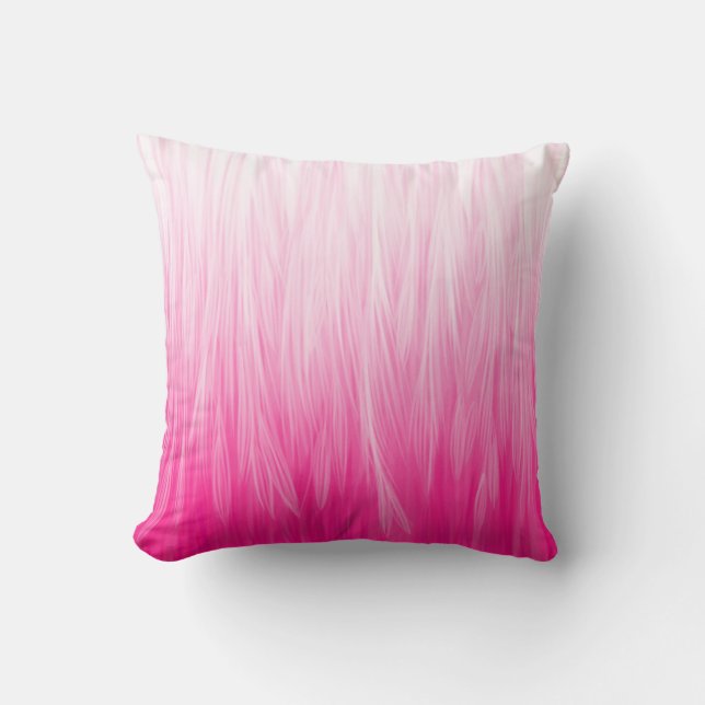 Soft Pink Feathers Pillow Kissen (Vorderseite)