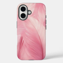 Soft Pink Flamingo Feather Phone Case