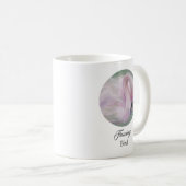 Soft Pink Flamingo Pastel Personalisiert Kaffeetasse (VorderseiteRechts)