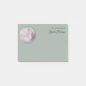 Soft Pink Flamingo Personalisiert Post-it Klebezettel (Vorderseite)