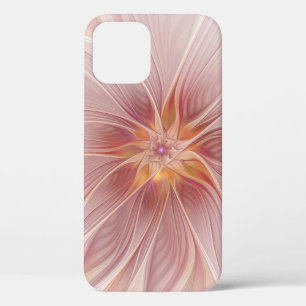 Soft Pink Floral Dream Abstraktes Fraktal Kunst Bl Case-Mate iPhone Hülle