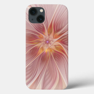 Soft Pink Floral Dream Abstraktes Fraktal Kunst Bl Case-Mate iPhone Hülle
