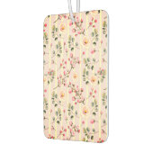 Soft Pink Floral Stripe Pattern Autolufterfrischer (Links)