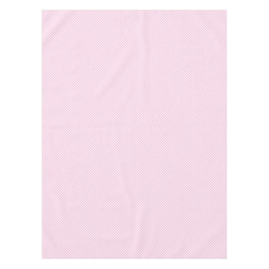 Soft Pink Gingham Pattern Tischdecke (Vorderseite)