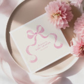 Soft Pink Hand Draw Babydusche Serviette