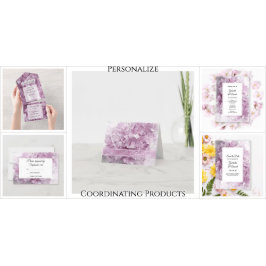 Soft Pink Hydrangea Hochzeit speichern Sie das Dat Ankündigungspostkarte