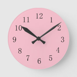 Soft Pink Kitchenette Uhr