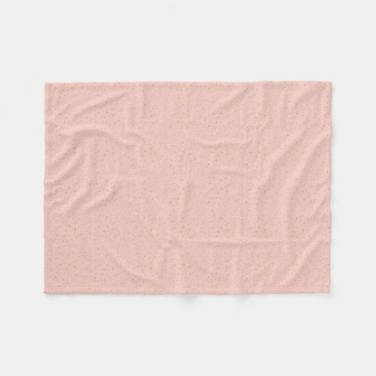 Soft pink Konfetti Fleece Decke (Vorderseite (Horizontal))