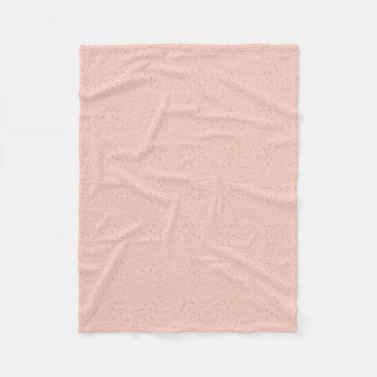 Soft pink Konfetti Fleece Decke (Vorderseite)