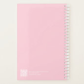 Soft Pink Leopard Modern Planer (Rückseite)