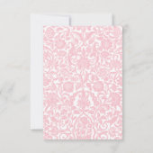 Soft Pink Lotus Lanterns indische Inspiriert Hochz Dankeskarte (Rückseite)