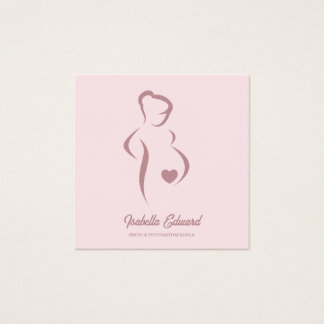 Soft Pink Maternity Doula Identity Illustration