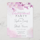 Soft Pink Modern Boho Wedding Party Einladung (Vorne/Hinten)