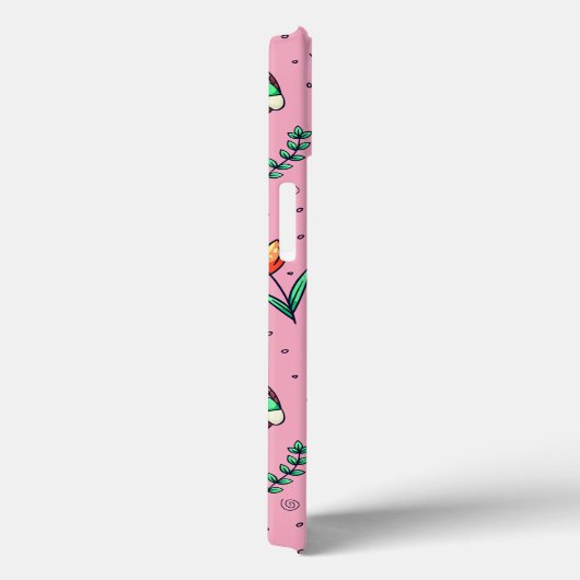 Soft Pink Oaster Muster Gehäuse Case-Mate iPhone Hülle (Rückseite / Rechts)