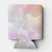 Soft Pink Orange Sky: Fluffy Dosenkühler (Rückseite)