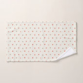 Soft Pink Polka Dot Baby Towel Set (Handtuch)