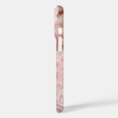 Soft Pink Rose Garden - Elegante Kunst, Dichtung u Case-Mate iPhone Hülle (Rückseite / Links)