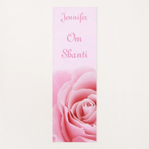 Soft Pink Rose Inner Peace Spiritual Yogamatte
