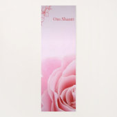 Soft Pink Rose Inner Peace Spiritual Yogamatte (Rückseite)