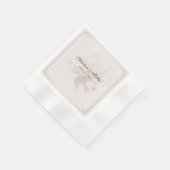 Soft Pink Rose Napkins Serviette (Ecke)