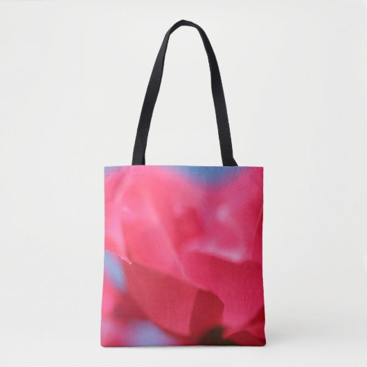 Soft Pink Rose und Sky Tote Bag Tasche (Vorderseite)