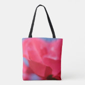 Soft Pink Rose und Sky Tote Bag Tasche (Rückseite)