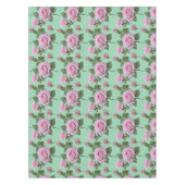 Soft Pink Roses With Subtle Lavender Highlights  Tischdecke (Vorderseite)