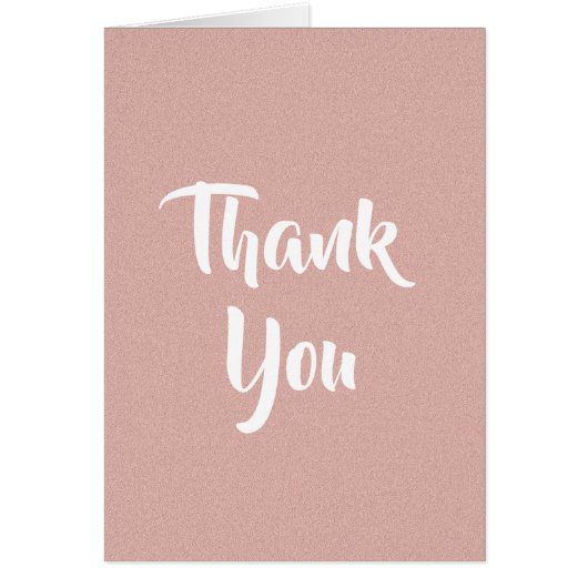 Soft Pink Sand Vielen Dank Karte (Vorne)