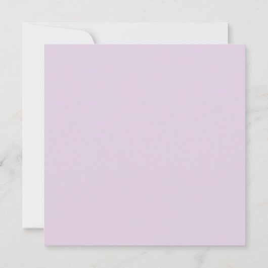 Soft Pink Save the Date Karte (Rückseite)