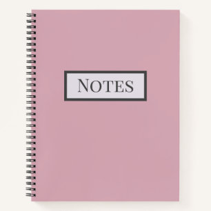 Soft Pink School Journal oder Notebook Notizblock