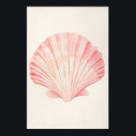 Soft Pink Seashell Print Watercolor Coastal Wall Poster<br><div class="desc">Soft Pink Seashell Print Watercolor Coastal Wall Art

classic art poster,  fine art wall decor,  famous artist prints,  museum inspired art,  matisse poster,  japanese art print,  ukiyo e wall art,  william morris pattern,  arts and crafts art,  monet impressionist art,  picasso inspired poster,  timeless wall art</div>