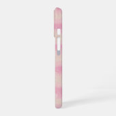 Soft Pink Stripe Phone Case iPhone 16 Hülle (Linke Seite)