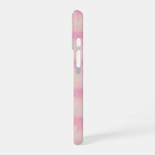 Soft Pink Stripe Phone Case iPhone 16 Hülle (Linke Seite)